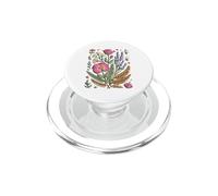 Pressed Wildflower Meadow Florist Botanical Art PopSockets PopGrip per MagSafe