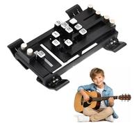 Presser per accordi per chitarra, strumento di apprendimento con un solo tocco, strumento portatile per allenamento per chitarre acustiche ed elettriche, ideale per principianti