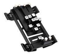 Presser per chitarra, 14 x 10 cm, strumento di apprendimento portatile per adulti principianti, amanti della musica con guida al, lezione di strumenti per allenamento di pratica, nero