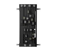 Presser per corde per chitarra, strumento assistente di accordi per chitarra, accessorio portatile per imparare a suonare l'ukulele, per pratica in studio, a casa e in viaggio