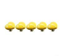 Presser per WC a forma di cuore per un tocco attraente all'arredamento del tuo bagno (5 giallo)