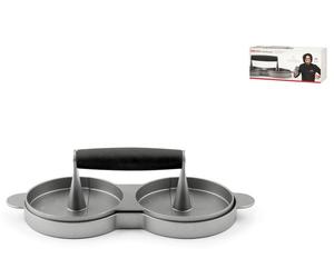 Presshamburger Doppio, In Alluminio, ø 12 Cm, Alessandro Bor H&H