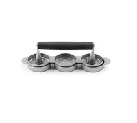 Presshamburger triplo in alluminio 7 cm Alessandro Borghese Linea Kitchen Tips