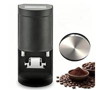 Pressino automatico per espresso da 58 mm Pressino elettrico per caffè in polvere 1-3 tempi di pressatura regolabili Strumento professionale per baristi Per caffetterie(Black,Plainweave)