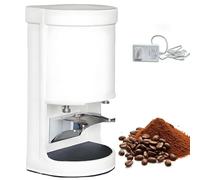 Pressino Caffè Elettrico 58mm, Macchina Tamper Espresso Automatica con Pressione Regolabile da 5-30 kg, 1-3 Cicli di Pressatura, Funzione One-Touch per Barista Casa e Uso Professionale white