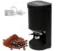 Pressino Caffè Elettrico 58mm, Macchina Tamper Espresso Automatica con Pressione Regolabile da 5-30 kg, 1-3 Cicli di Pressatura, Funzione One-Touch per Barista Casa e Uso Professionale black