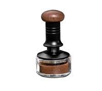 Pressino di ricambio for caffè espresso a impatto regolabile, noce, | Design calibrato della pressa elettrica caricata a molla.(B-58.35mm)