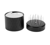 Pressino distributore caffè da 58 mm, base in acciaio inossidabile con coperchio in legno, livellatore caffè compatto - Distribuzione uniforme dei fondi, impugnatura antiscivolo,
