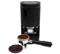 Pressino elettrico per caffè espresso in acciaio inox, con base di pressatura, per uso professionale a casa e barista