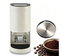 Pressino elettrico per espresso da 58 mm Caffettiera automatica con pressione regolabile da 5 a 30 kg Tempi di pressatura regolabili da 1 a 3(White,Plainweave)