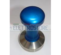 PRESSINO FANTASY MANICO BLU CON BASE INOX DIA 53mm FONDO PIATTO PRES32157