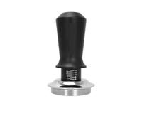 Pressino for caffè a doppia molla, calibrato, pressione costante da 30 libbre, barista Per la polvere di caffè(58.5mm-Black Flat)