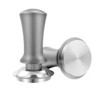 Pressino for caffè a pressione costante 51 mm, 53, 58, calibrato, 30 libbre, compatibile con accessori for macchine da espresso Delonghi Breville, strumenti for baristi(58mm,Grey threaded bottom)