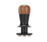 Pressino for caffè a pressione costante in acciaio inossidabile e noce. Pressino for caffè manuale. Forza di pressatura costante della polvere for macchina da caffè.(51MM)