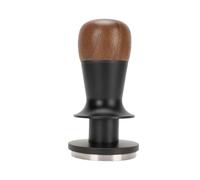 Pressino for caffè a pressione costante in acciaio inossidabile e noce. Pressino for caffè manuale. Forza di pressatura costante della polvere for macchina da caffè.(53MM)