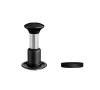 Pressino for caffè espresso a molla con feedback sonoro, strumento di pressatura a impatto for barista(51mm Black)