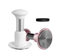 Pressino for caffè espresso a molla con feedback sonoro, strumento di pressatura a impatto for barista(58.35mm Black)