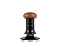 Pressino for caffè regolabile da 51/53/58,35 mm, martello a percussione for macchina in noce con carico a molla calibrato(A-51MM Thread bottom)