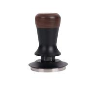 Pressino manuale a pressione costante in legno di noce compatibile for portafiltro espresso da 51/53/58 mm(Flat bottom-58mm)