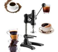 Pressino manuale per caffè, 58 mm, in acciaio inox, con manico per risparmiare lavoro, per pressare uniformemente i fondi del caffè, ideale per casa, ufficio, campeggio, viaggi
