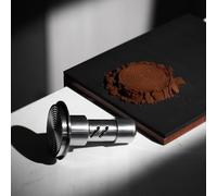 Pressino manuale per caffè disponibile in misure 515358 mm, in acciaio inox, per eliminare i rischi di estrazione irregolari, imitando tecniche professionali (53 mm)