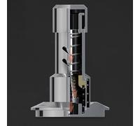 Pressino manuale per caffè disponibile in misure 515358 mm, in acciaio inox, per eliminare i rischi di estrazione irregolari, imitando tecniche professionali (58 mm)