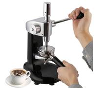 Pressino manuale per caffè espresso, 58 mm, con base di pressatura per polvere professionale
