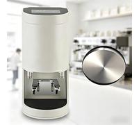 Pressino per caffè a molla Pressa per espresso da 58 mm Tempi di pressatura regolabili da 1 a 3 Facile da pulire Per caffetterie e uso domestico(White,Plainweave)