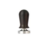 Pressino per caffè, Espresso calibrato 30 libbre caricato a molla in alluminio elastico/legno acciaio inossidabile(Black,58 mm)