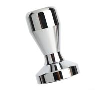 Pressino per espresso in acciaio inox con base piatta lavorata e design ponderato per supportare lo sviluppo coerente del caffè espresso (58 mm)