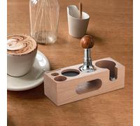 Pressino per filtro caffè in legno Portafiltro manuale per caffè per banconi