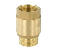 Pressione d'ottone del corpo 1.5MPA della valvola di ritegno della molla | Ottone con molla in acciaio inox, impedisce il sifonamento dell'acqua, filettatura femmina e maschio da 1,3 cm, costruzione