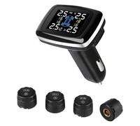 pressione pneumatici TPMS Porta USB accendisigari 4 sensori esterni