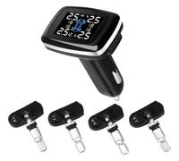 pressione pneumatici TPMS Porta USB accendisigari 4 sensori esterni