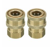 Pressione Rondella Accoppiatore 2pcs 1/4 \'\' Npt Ottone Materiale Up A 4000 Psi