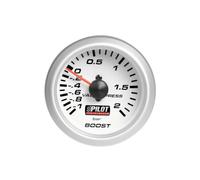 Pressione Turbo - Ø 2” (52 mm) - Blue-Light Quadrante: bianco Illuminazione: blu