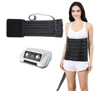 Presso Terapia Gambe Linfodrenante, 6 Camere Pressoterapia Linfodrenaggio per Casa, Pressoterapia Linfodrenaggio Total Body con Funzione di Cronometraggio (2 Legs+Waist+2 Arms)