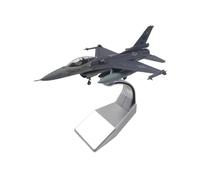 Pressofusione 1:100 per modellismo aereo da caccia F16C in lega collezione per appassionati di aviazione Set da gioco per hobby in miniatura