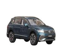 Pressofuso 1:18 Per La Scala TIGUAN L 2022 Modello Di Auto In Lega Simulata Collezione Di Fan Display Home Dfore Coration Ornamenti In Metallo Giocattoli Metal Vehicles non RC(Blu)