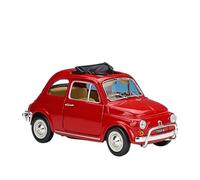 Pressofuso 1:24 Per FroScale Fiat 500c Cabriolet Simulazione Mini Lega Modello Di Auto Fan Collezione Display Casa O Decorazione Ornamenti In Metallo Giocattoli Metal Vehicles non RC(Rosso)
