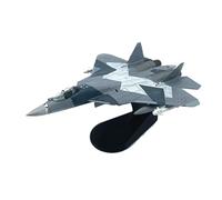 Pressofuso in Metallo per Aerei pressofusi in Lega di Metallo 1/100 per Il Russo SU57 Aereo da Caccia Su-57 Aereo Modello Giocattolo per la Raccolta e l'esposizione