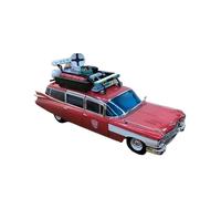 Pressofuso Modello Auto 1:18 Per Cadillac Ghostbusters ECTO Modello Di Auto D'epoca Collezione Per Adulti Esposizione Di Veicoli Auto In Miniatura
