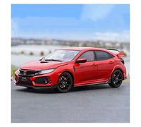 Pressofuso Modello Auto 1 18 Per Honda Civic Type R Fk8 Auto Sportiva In Lega Modello Di Auto Giocattolo Di Simulazione Come Regalo Capodanno Auto In Miniatura(Rosso)