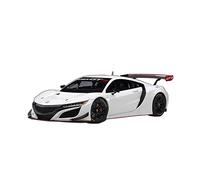 Pressofuso Modello Auto 1 18 Per Il 2018 Honda NSX GT3 Auto Sportiva Simulazione In Lega Zinco Modello Auto Giocattolo Per Ragazzi Regalo Natale Auto In Miniatura(White)