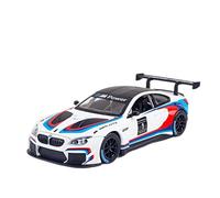 Pressofuso Modello Auto 1 24 for BMW M6 GT3 Simulazione Diecast Racing Car Model Lega Veicoli Giocattolo Regalo Decorativo Auto In Miniatura(White)