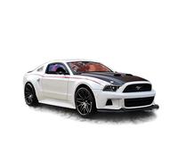 Pressofuso Modello Auto 1 24 Per Ford Mustang GT Street Racer 2014 Modello Di Auto In Lega Pressofuso Collezione Di Giocattoli Auto Auto In Miniatura(C)