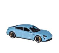Pressofuso Modello Auto 1 24 Per Il Modello Di Auto Sportiva Porsche Taycan Turbo S In Metallo Pressofuso, Modello Di Veicolo A Nuova Energia Auto In Miniatura(Blue 1)