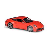 Pressofuso Modello Auto 1 24 Per Porsche 911 Carrera 4S Ornamenti Per La Collezione Di Auto Sportive In Lega Di Metallo Per Auto Auto In Miniatura(Rosso)