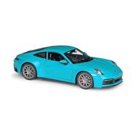 Pressofuso Modello Auto 1 24 Per Porsche 911 Carrera 4S Ornamenti Per La Collezione Di Auto Sportive In Lega Di Metallo Per Auto Auto In Miniatura(Blu)