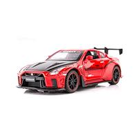 Pressofuso Modello Auto 1 32 for Nissan GTR R35 Simulazione Diecast Sports Car Model Lega Veicoli Giocattolo Regalo Decorativo Auto In Miniatura(Rosso)